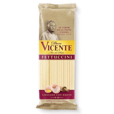 Fideos Don Vicente Fettuccini. Paquete de 500 grs.