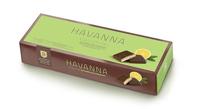 Galletitas Havanna de Limón con Base de Chocolate - Caja 420g - 12 unidades