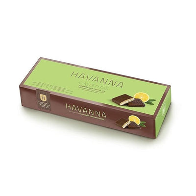 Galletitas Havanna de Limón Bañadas en Chocolate - Caja 420g - 12 unidades