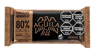 Chocolate Amargo 80% Cacao Águila 150g