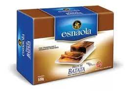 Dulce de batata Esnaola con chocolate. Caja de 500 grs.