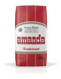 Yerba Mate Amanda Tradicional. Paquete de 500 Grs.