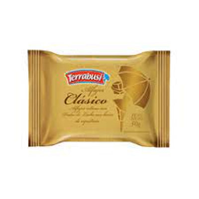 Alfajor Terrabusi Negro 50g - Galleta de Chocolate con Dulce de Leche, Argentina