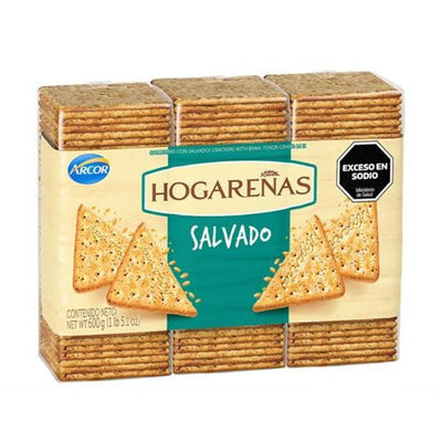 Galletitas Hogareñas Salvado 600g - Integrales en Formato Familiar