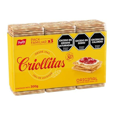 Galletitas Crackers Criollitas 300g - Las Crackers Clásicas Argentinas
