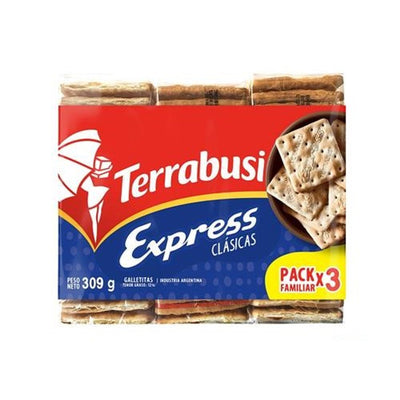 Galletitas de Agua Express Bagley 309g - Livianas y Muy Crocantes