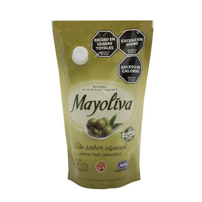 Mayonesa Mayoliva con Aceite de Oliva Pouch 455g