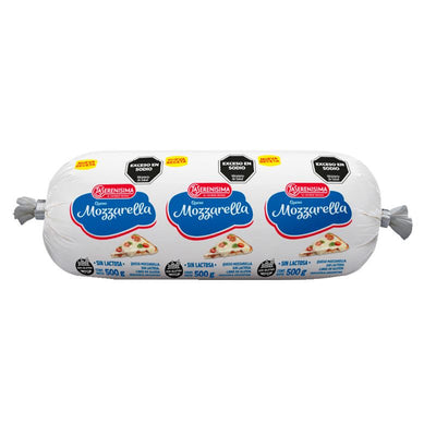 Queso Mozzarella Sin Lactosa La Serenísima 500g