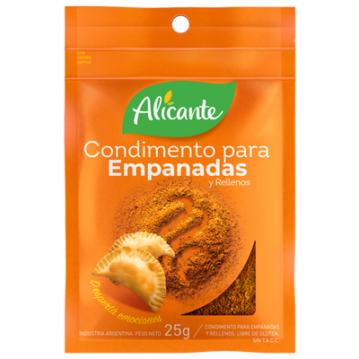 Condimento para Empanadas Alicante 23g - El Sabor del Relleno Argentino