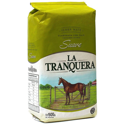 Yerba Mate La Tranquera Suave - Elaborada con Palo - Argentina 500g