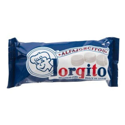 Mini Alfajores Jorgito Blancos 155g - Pack x6 con Dulce de Leche en México