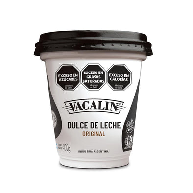 Dulce de Leche Vacalin. Envase de 400 Grs.