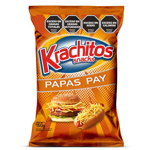 Papas Pay Krachitos. Paquete por 150 grs.