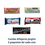 Combo Alfajores Jorgito 54 piezas