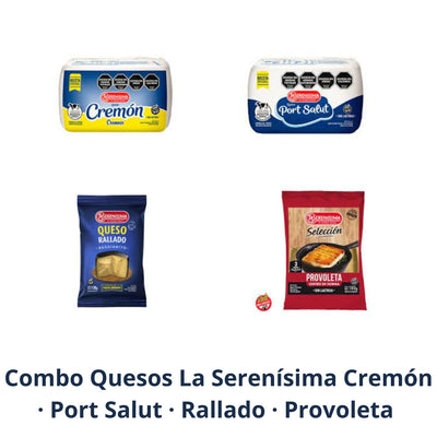 Combo Quesos La Serenísima — 4 Variedades Argentinas | 2 de Cada
