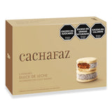 Caja de 6 alfajores de maicena Cachafaz de 456g con abundante relleno de dulce de leche y coco 