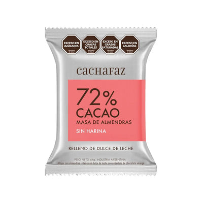 Alfajor Cachafaz 72% Cacao 64g