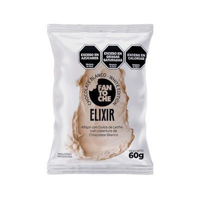 Alfajor Fantoche Elixir Chocolate Blanco 60g