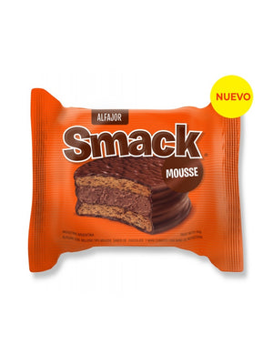 Alfajor Smack Negro Relleno con Mousse 50g