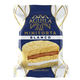 Alfajor Minitorta Blanco Águila 69g chocolate blanco y dulce de leche Argentina