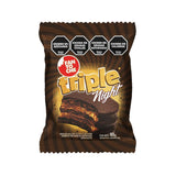 Alfajor Fantoche Triple Night 85g chocolate negro y dulce de leche