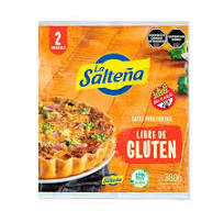 Tapa para tarta pascualina La Salteña sin gluten. Paquete de 380 grs.