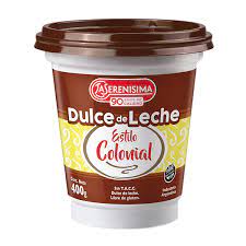 Dulce de Leche La Serenisima estilo Colonial. Envase de 400 Grs.