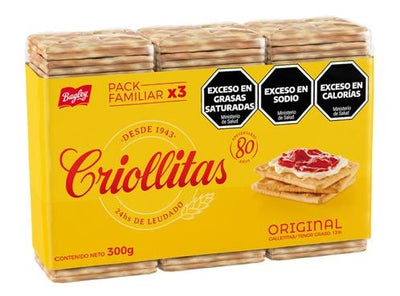 Galletitas Crackers Criollitas 300g