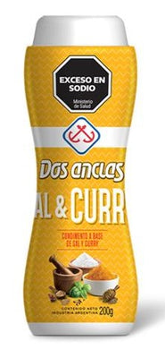 Sal con Curry Dos Anclas 200g